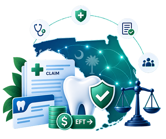 South Carolina dental billing laws illustration.